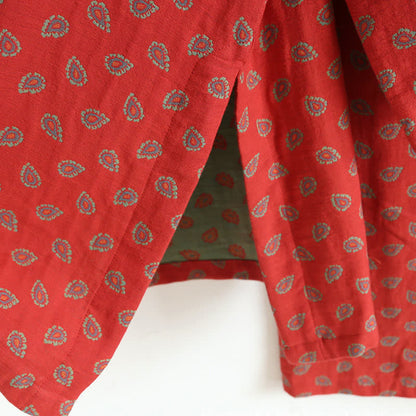 Pigiama in garza di cotone jacquard ispirato al Paisley - image 8