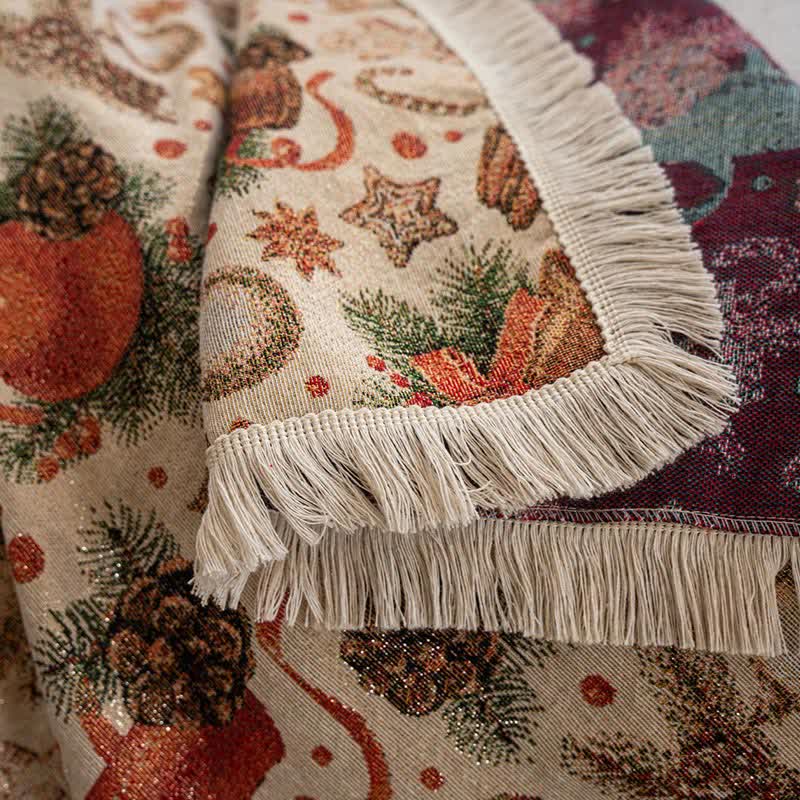 Coperta da divano con sfera di cristallo natalizia - image 7