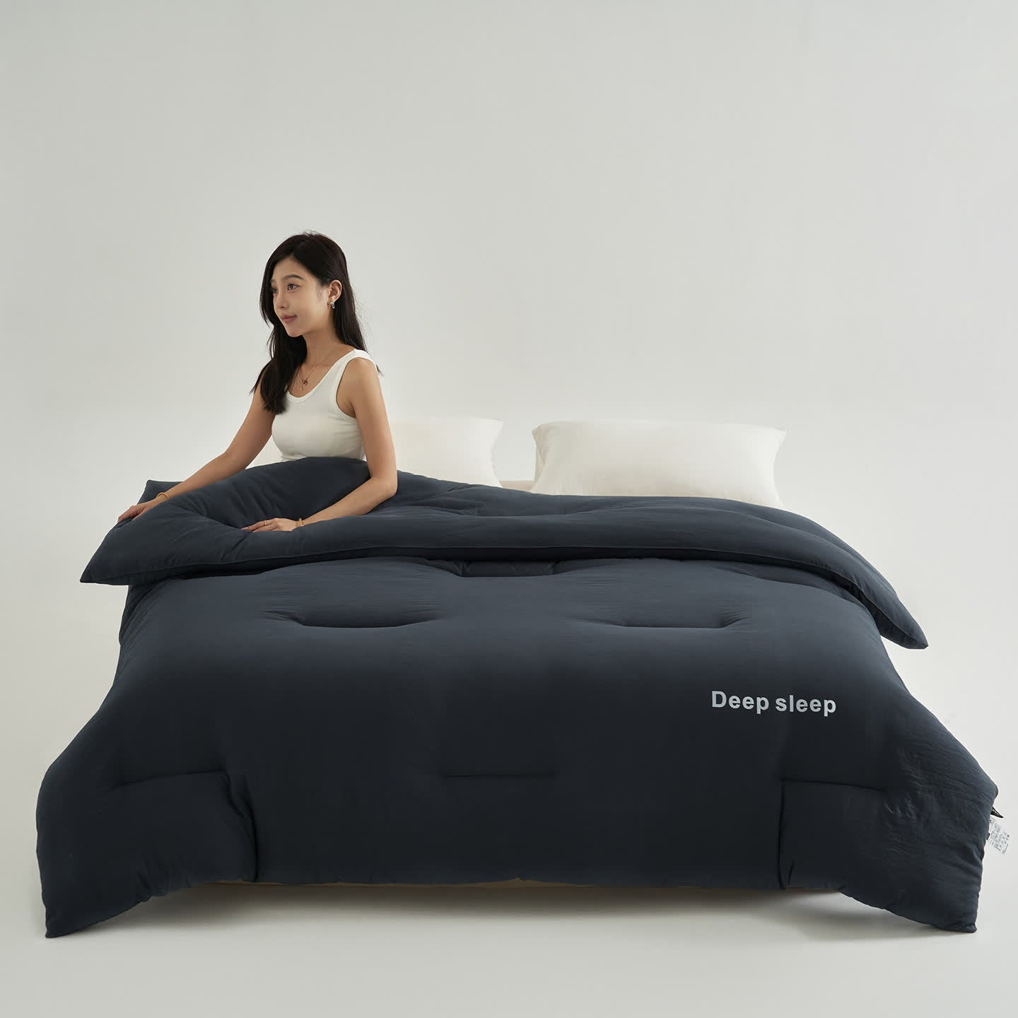 Piumino stampato con lettera Deep Sleep - image 1