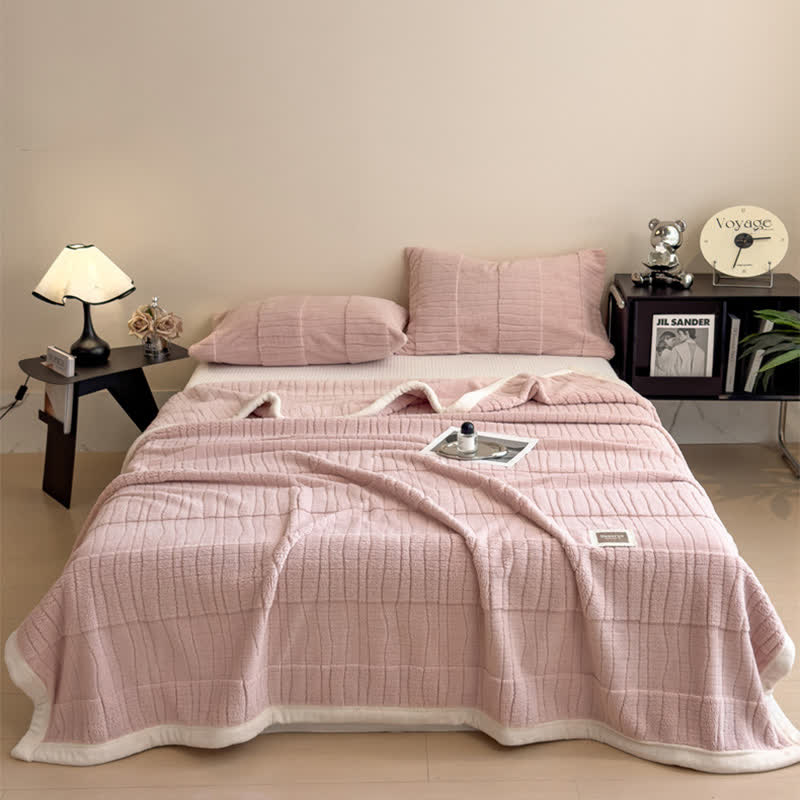 Coperta calda a righe di lusso - image 17