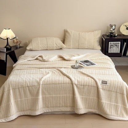 Coperta calda a righe di lusso - image 13