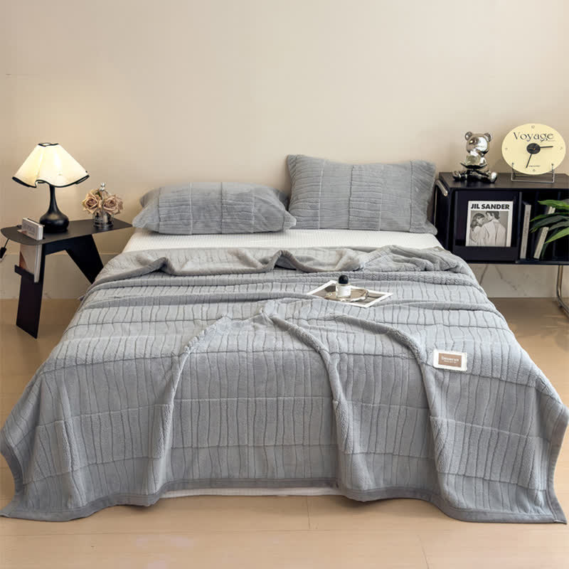 Coperta calda a righe di lusso - image 11