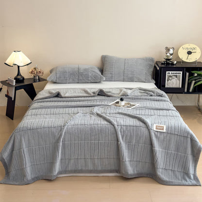 Coperta calda a righe di lusso - image 11