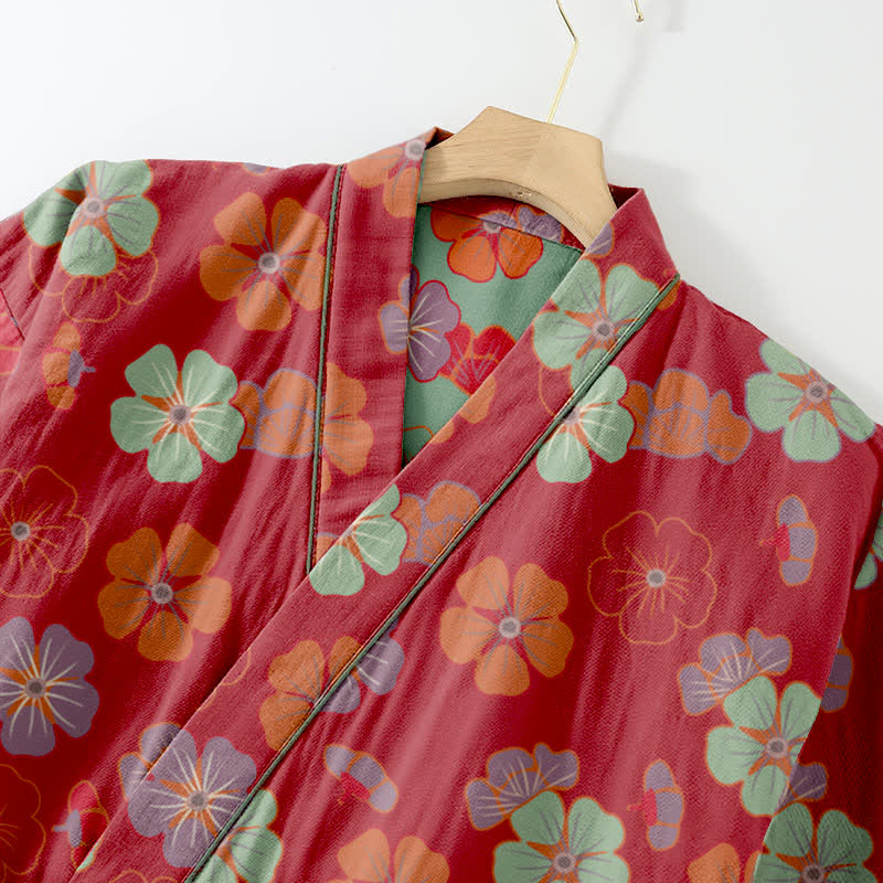 Completo da salotto in kimono di cotone Plum Blossom - image 2