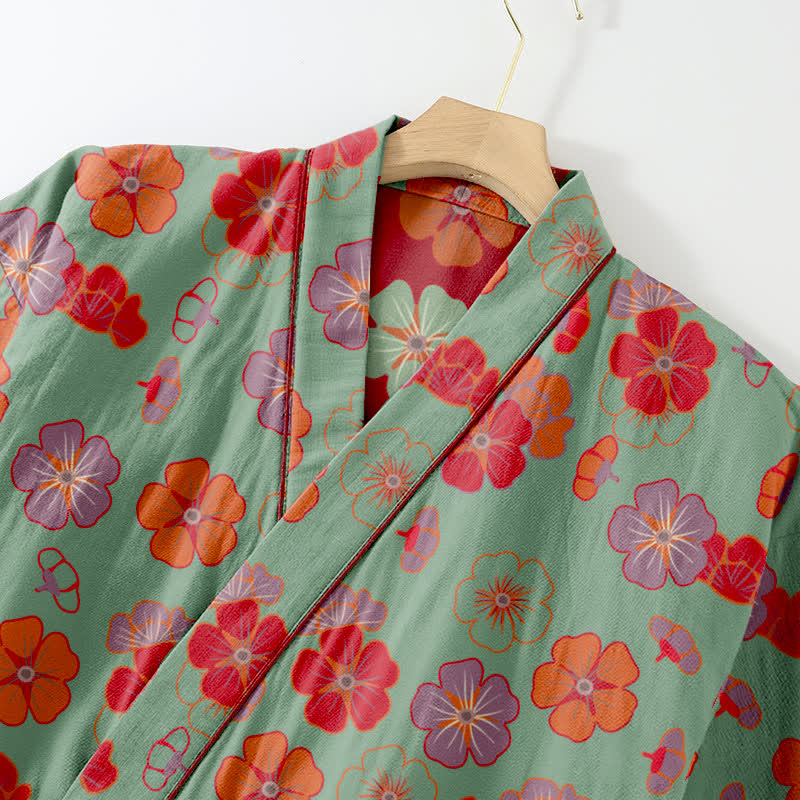 Completo da salotto in kimono di cotone Plum Blossom - image 5