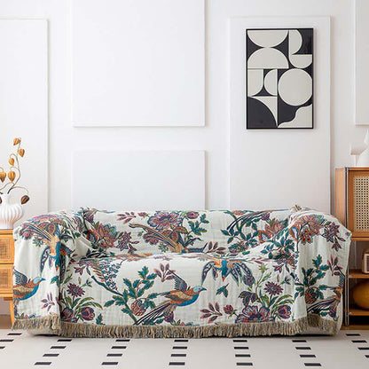 Trapunta con nappe in garza di cotone Flying Bird - image 2