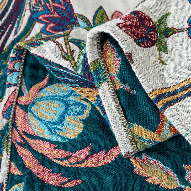 Trapunta con nappe in garza di cotone Flying Bird - image 5