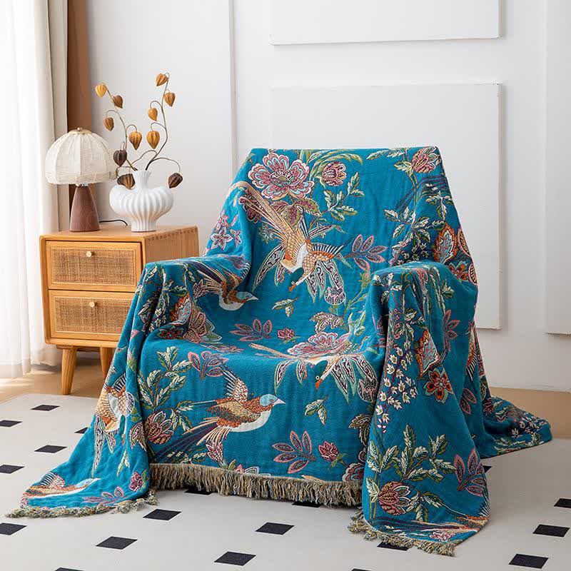 Trapunta con nappe in garza di cotone Flying Bird - image 7