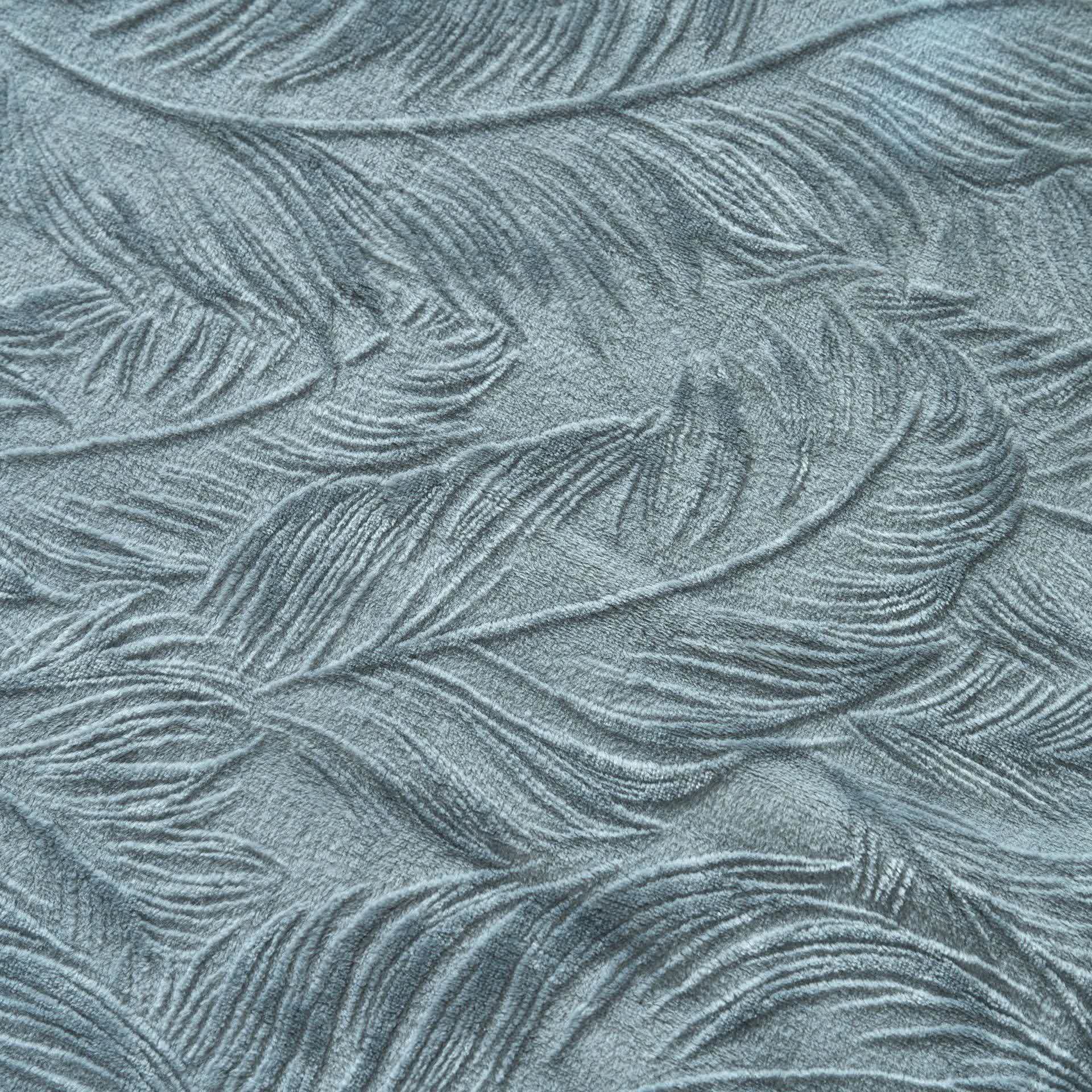 Coperta calda con trama a foglia - image 3