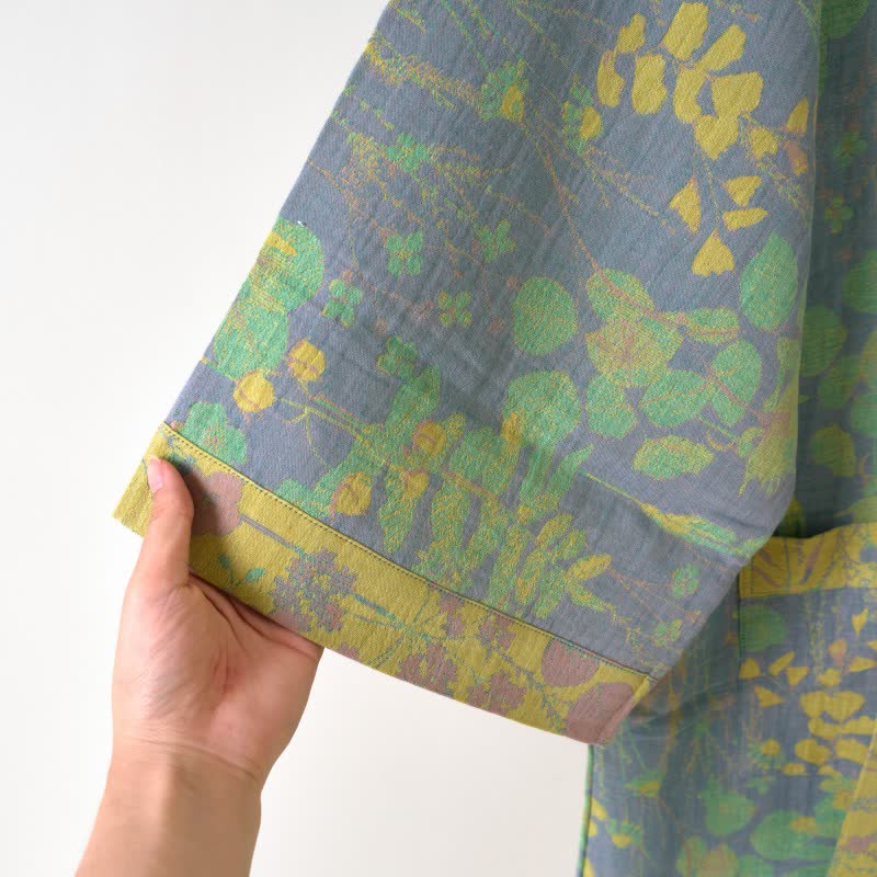 Kimono in garza di cotone biologico Lotus - image 8