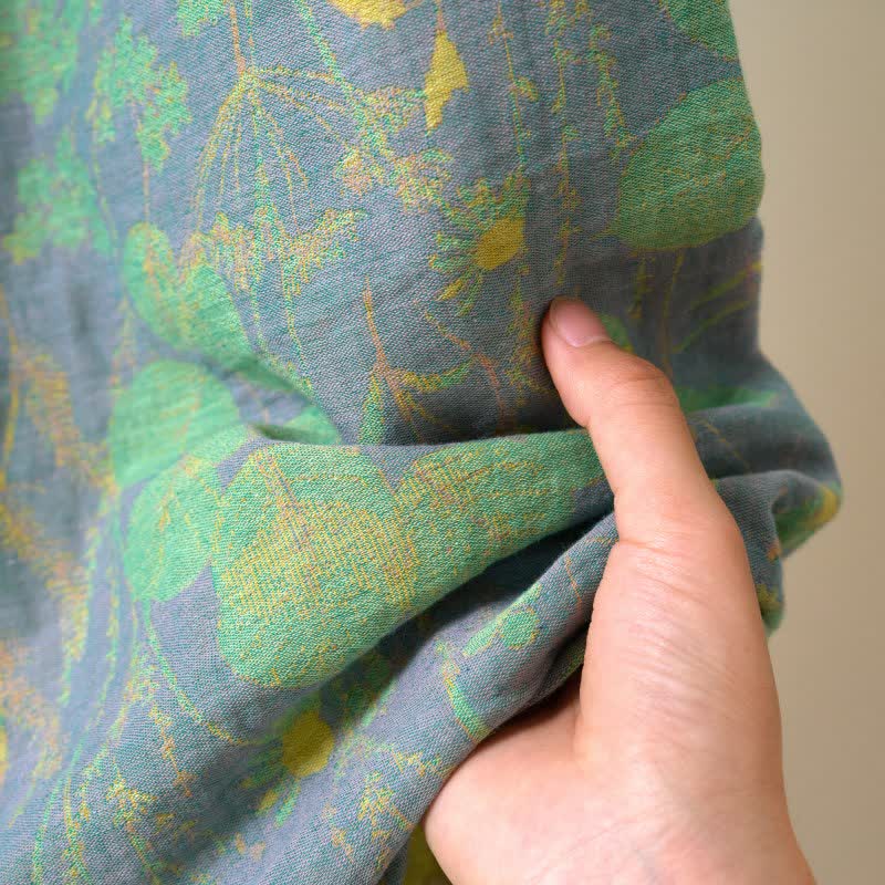Kimono in garza di cotone biologico Lotus - image 9
