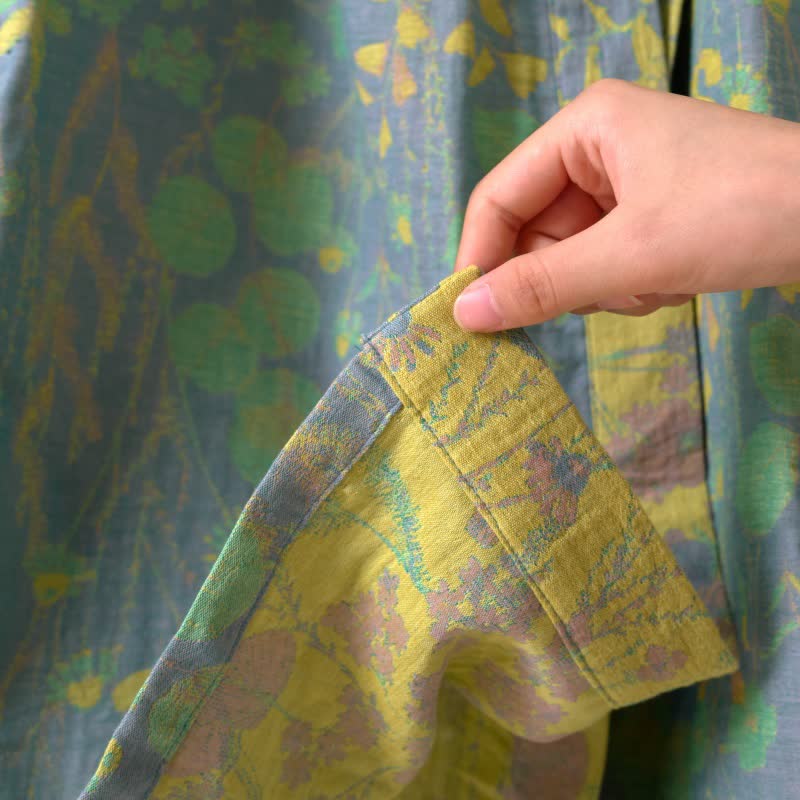 Kimono in garza di cotone biologico Lotus - image 10