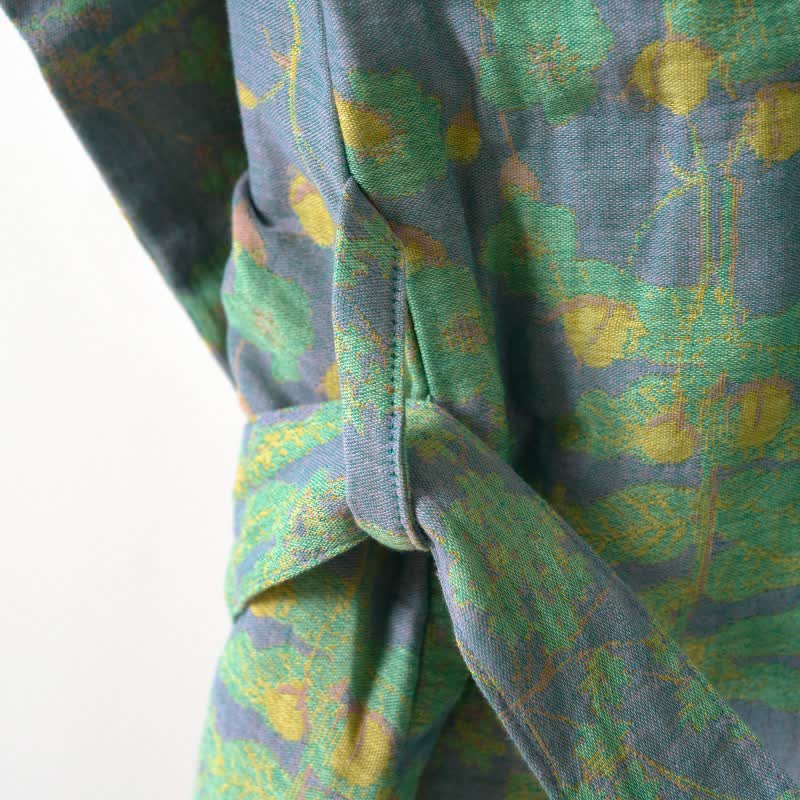 Kimono in garza di cotone biologico Lotus - image 7