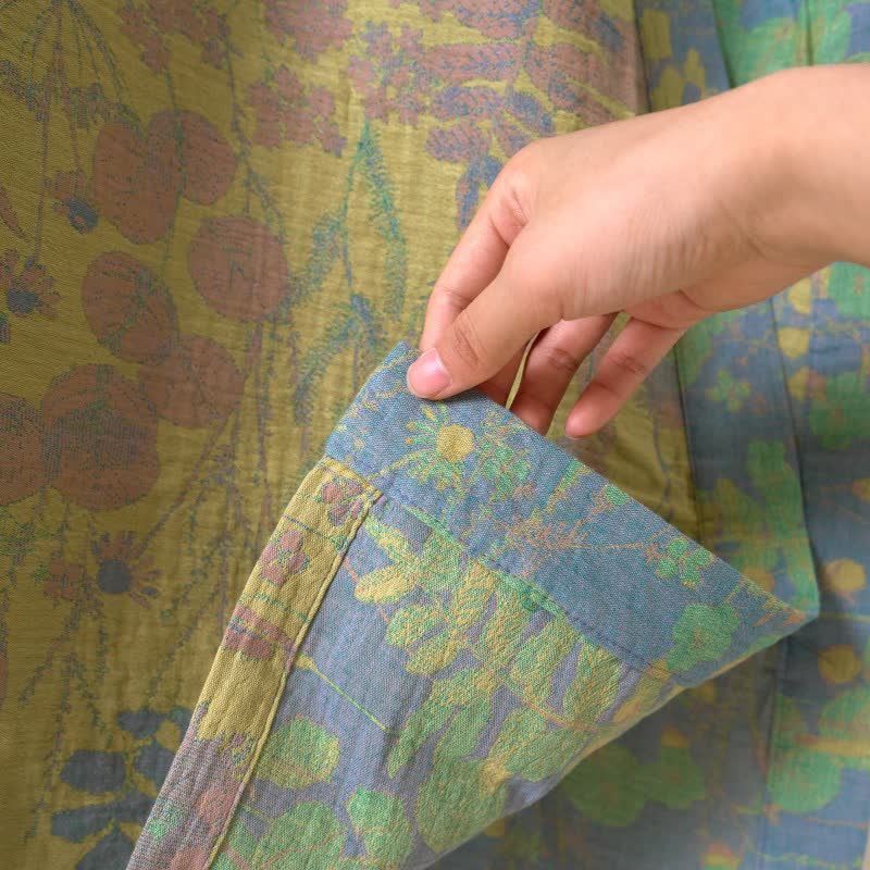 Kimono in garza di cotone biologico Lotus - image 18