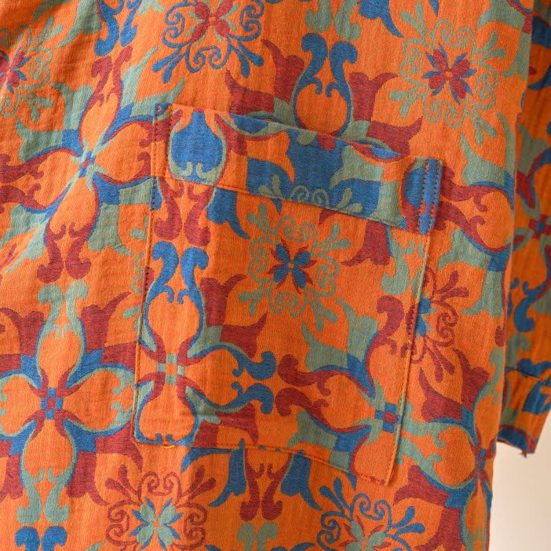 Kimono in cotone con motivo geometrico retrò - image 16