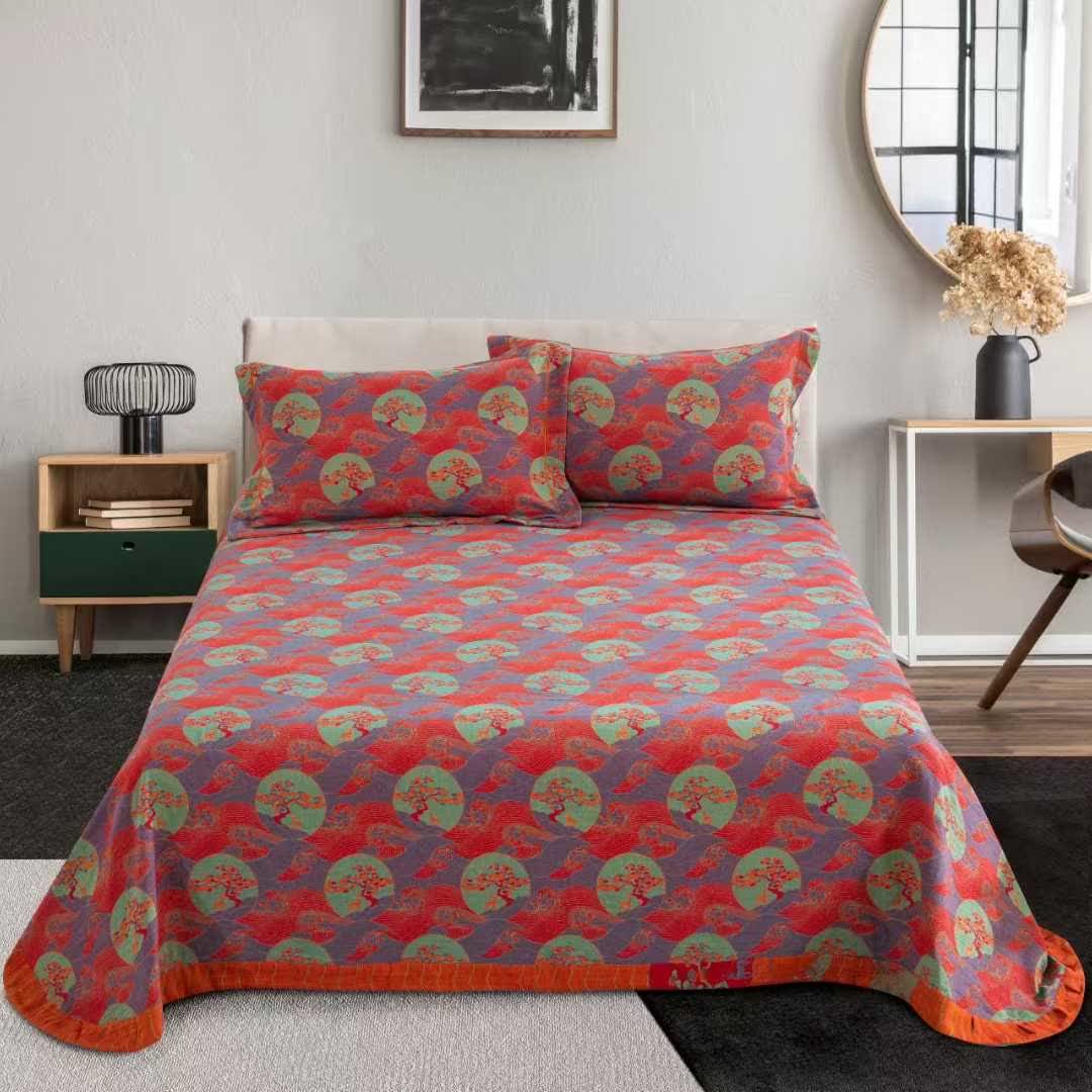Set di biancheria da letto in cotone Oriental Sea Moon (4 pezzi) - image 1
