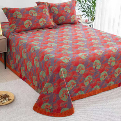 Set di biancheria da letto in cotone Oriental Sea Moon (4 pezzi) - image 2
