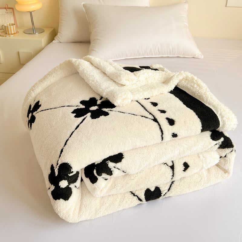 Coperta a quadri con fiori a rombi - image 8