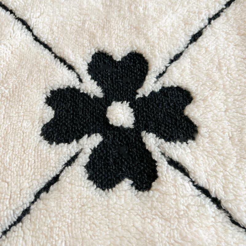 Coperta a quadri con fiori a rombi - image 14