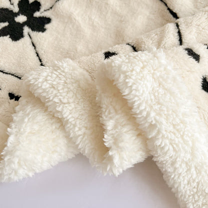 Coperta a quadri con fiori a rombi - image 15
