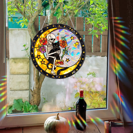 Decorazione da appendere alla finestra in acrilico per Halloween - 6 pezzi - image 0