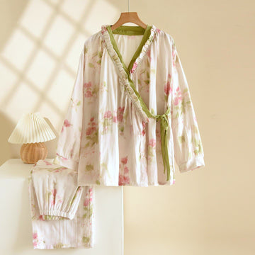 Completo da notte kimono Ink Peony - XL - image 0