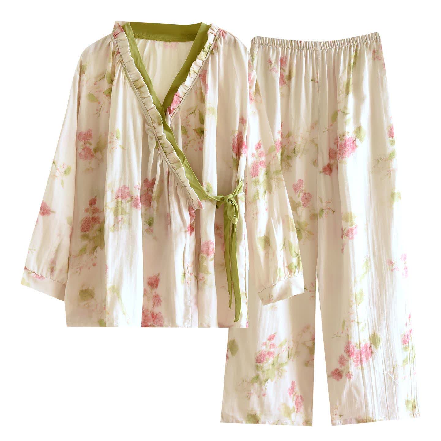Completo da notte kimono Ink Peony - image 1