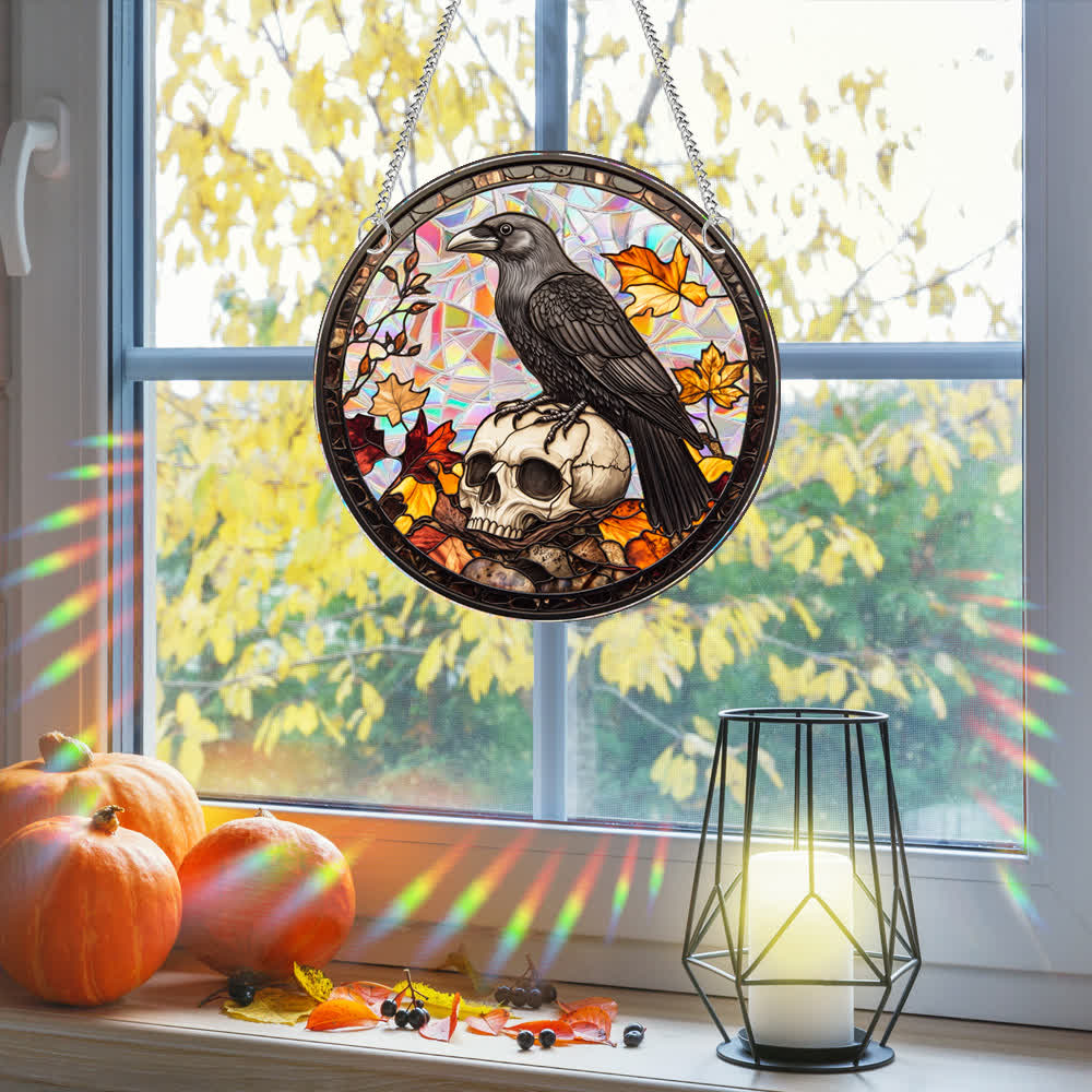 Acchiappasole colorato per Halloween da appendere alla finestra - image 1