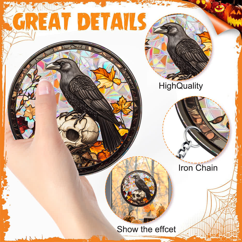 Acchiappasole colorato per Halloween da appendere alla finestra - image 4