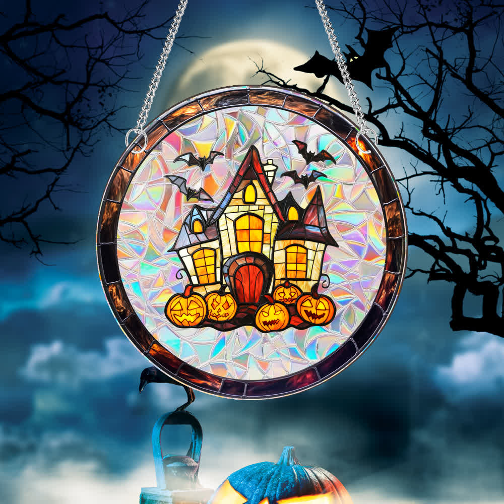 Decorazione di Halloween in acrilico acchiappasole da appendere alla finestra - image 2