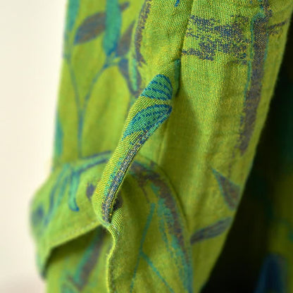 Kimono in garza di cotone e bambù bicolore - image 13