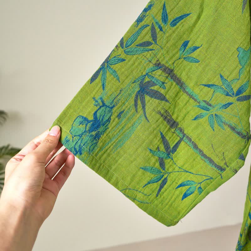Completo da salotto in kimono di garza di cotone e bambù - image 8