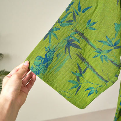Completo da salotto in kimono di garza di cotone e bambù - image 8