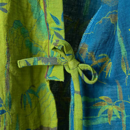 Completo da salotto in kimono di garza di cotone e bambù - image 22