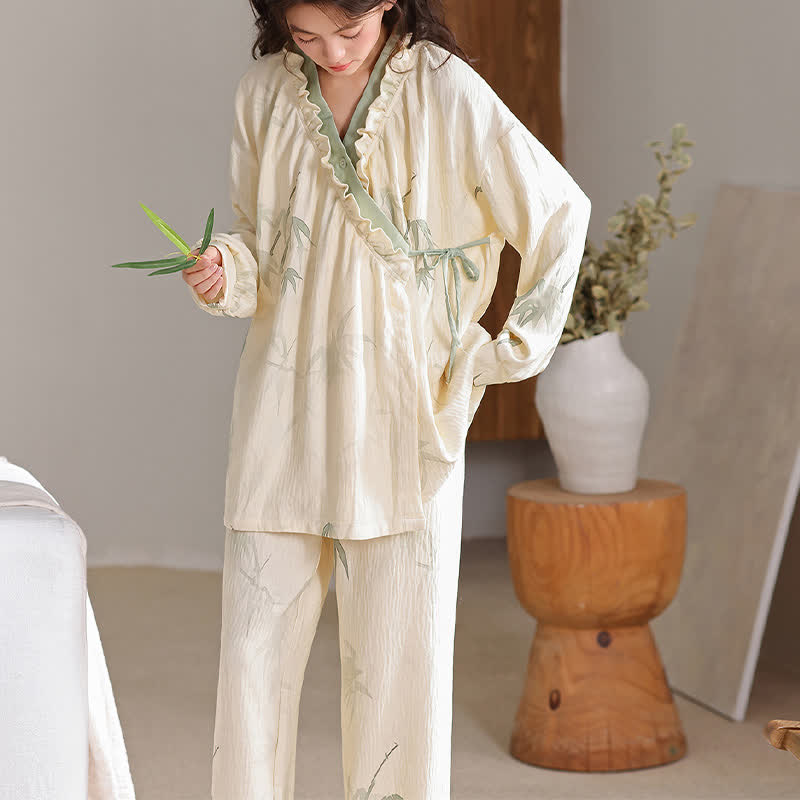 Completo da salotto Kimono in bambù Ink - 2XL - image 0
