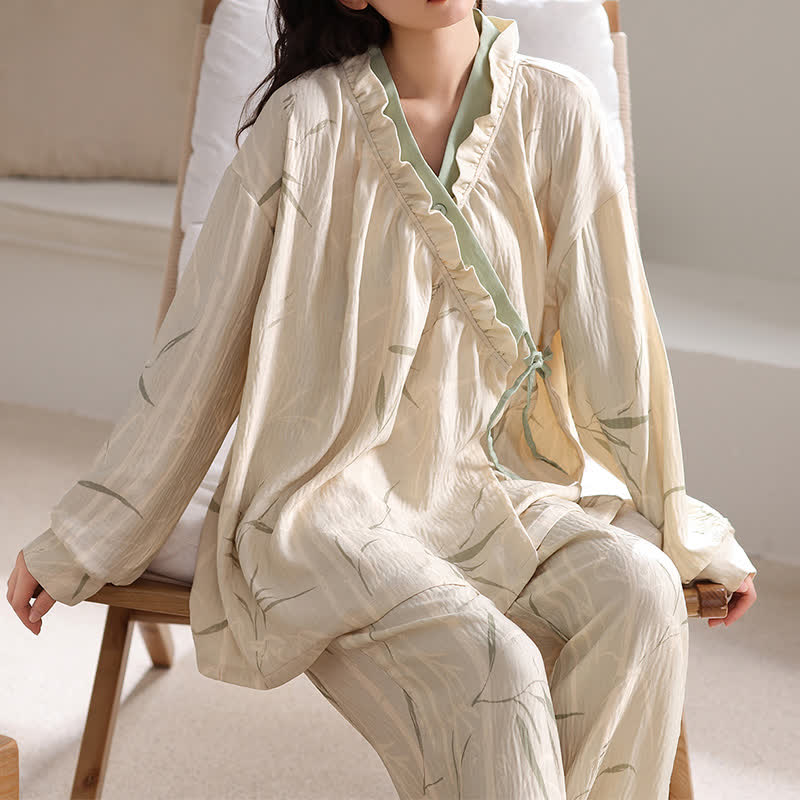 Completo da salotto Kimono in foglia di bambù - image 1