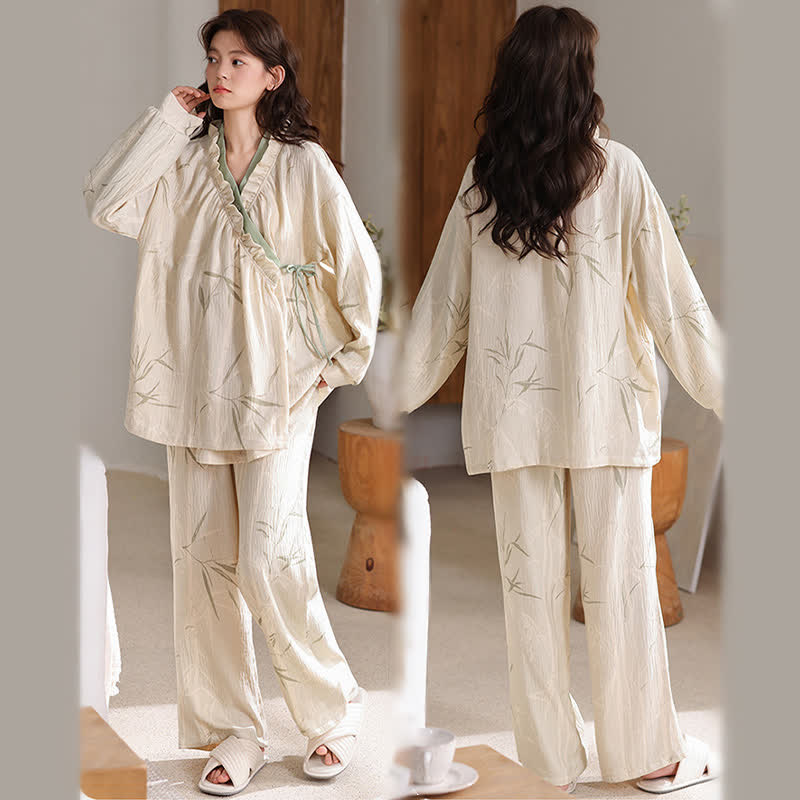 Completo da salotto Kimono in foglia di bambù - image 3