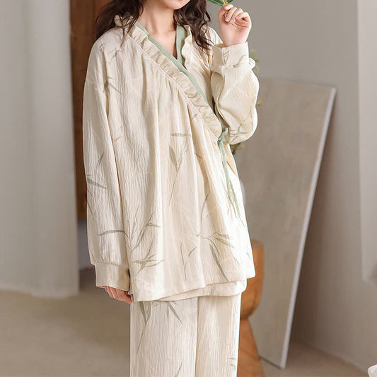 Completo da salotto Kimono in foglia di bambù - 2XL - image 0