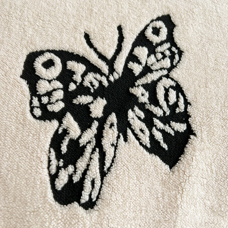 Coperta calda jacquard a farfalla - image 15