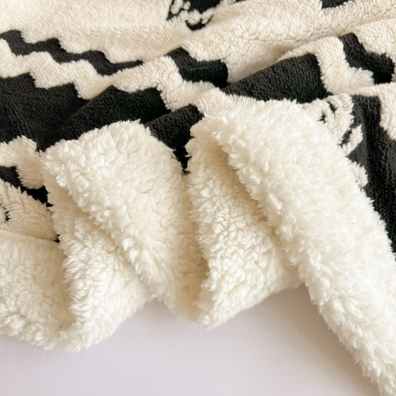 Coperta calda jacquard a farfalla - image 17