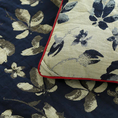 Trapunta jacquard in garza di cotone Flourish Flower - image 19