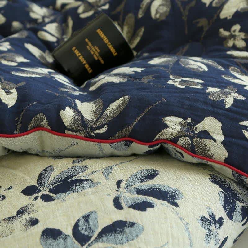 Trapunta jacquard in garza di cotone Flourish Flower - image 18