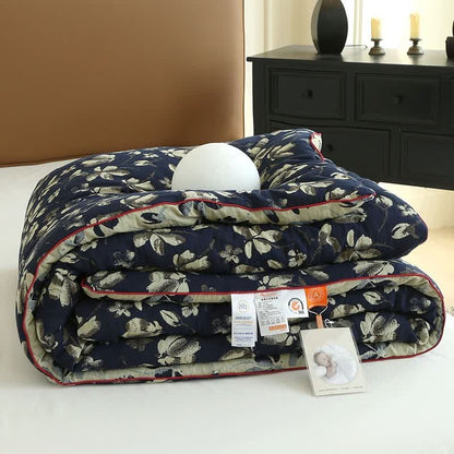 Trapunta jacquard in garza di cotone Flourish Flower - image 16