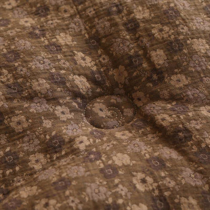 Trapunta jacquard in garza di cotone floreale retrò - image 25