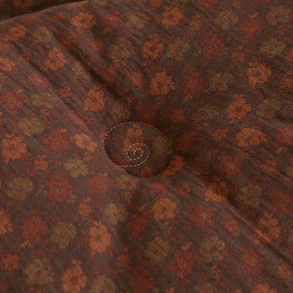 Trapunta jacquard in garza di cotone floreale retrò - image 13