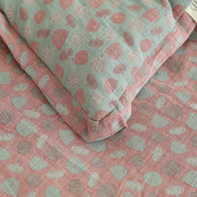 Trapunta in jacquard di cotone con motivo a zucca - image 7
