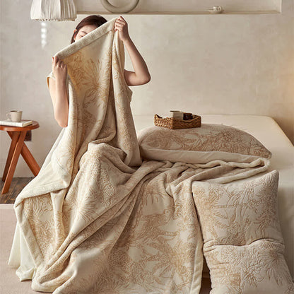 Coperta calda in jacquard Jungle - image 5