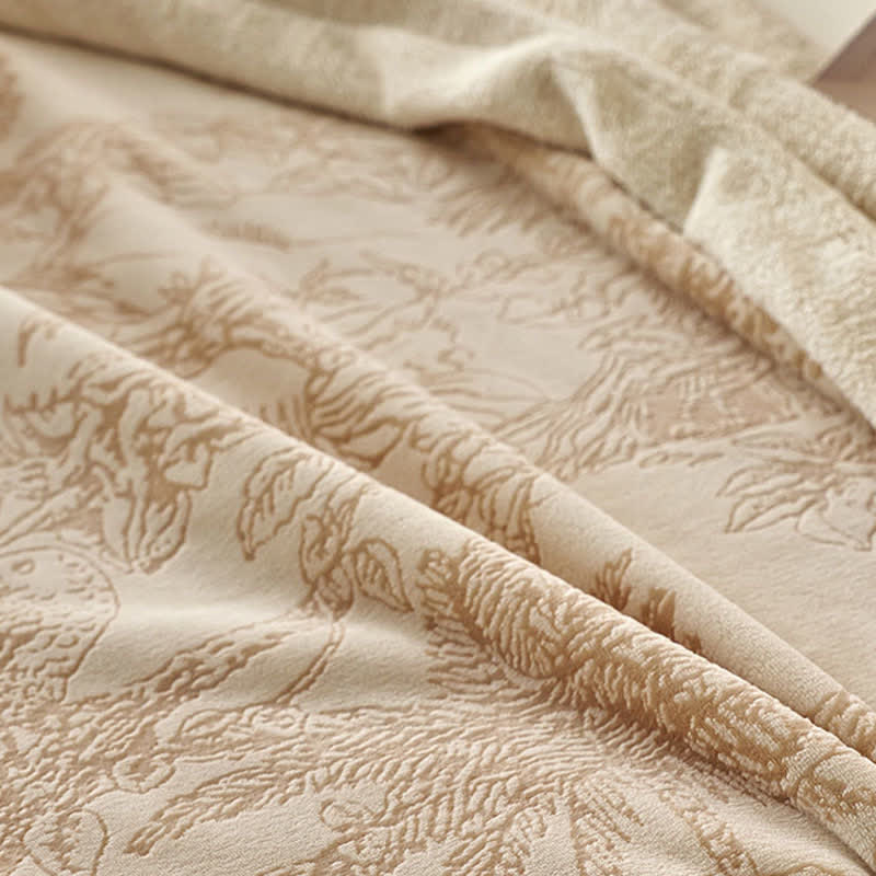 Coperta calda in jacquard Jungle - image 8