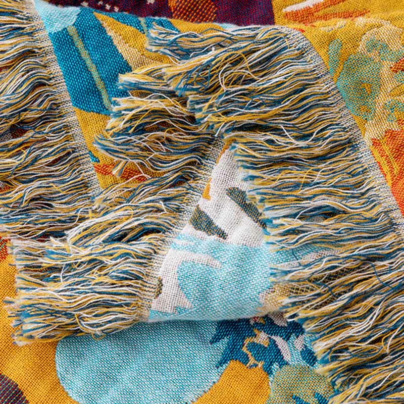 Trapunta in garza di cotone naturale con patchwork floreale - image 5