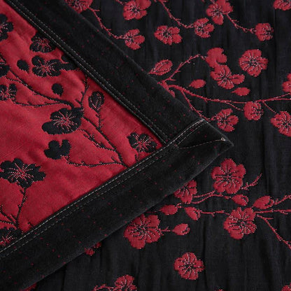Trapunta reversibile in cotone naturale Plum Blossom - image 14